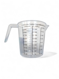 Cana gradata din Plastic, 1000ml - Lumea