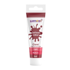Colorant alimentar gel Rosu bordeaux, tub, 30g - Lumea