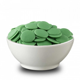 Cuvertura Verde cu aroma de Migdale, 500g - Lumea - Img 2