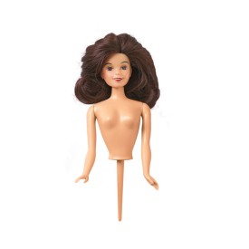 Figurina Papusa bruneta din plastic - Wilton