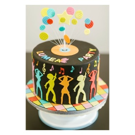 Fondant albastru cu efect neon, 250g - Lumea - Img 2