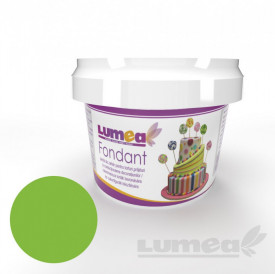 Fondant verde efect neon, 400g - Lumea
