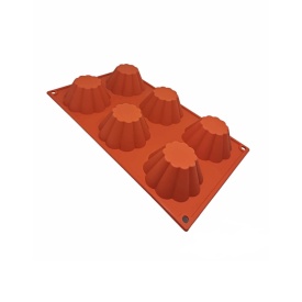 Forma silicon pentru "Fluted" Briose - SilikoMart