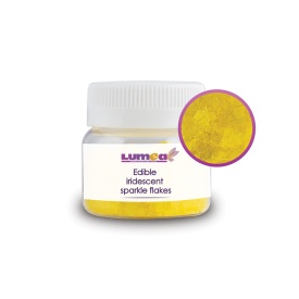 Fulgi Iridescent Galben, 15g - Lumea