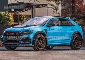 Imagine comestibila tort din Zahar Audi SUV Albastru - Lumea