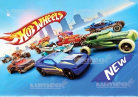Imagine comestibila tort din Zahar, Hot Wheels model 3 - Lumea - Img 1