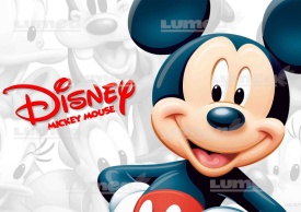 Imagine comestibila tort din Zahar, Mickey model 2 - Lumea - Img 1