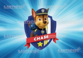 Imagine comestibila tort din Zahar Paw Patrol Chase - Lumea