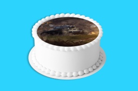 Imagine comestibila tort din Zahar, World of Tanks model 3 - Lumea - Img 4