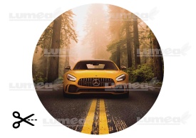 Mercedes-Benz AMG жълта торта - Светът - Img 3