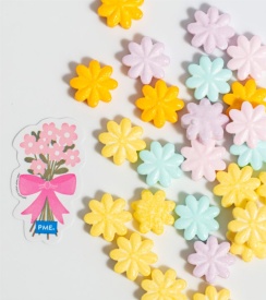 Pastel Flowers Sprinkle Mix, 25g - PME - Img 2