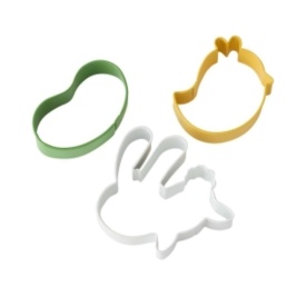 Set decupatoare Iepuras, Puisor, Jelly Bean, 3 buc. - Wilton - Img 2