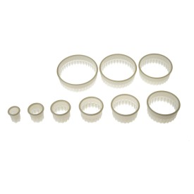 Set decupatoare Rotunde dantelate, 9 buc. - SilikoMart