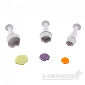 Set decupatoare scoici, 3 buc. - Lumea
