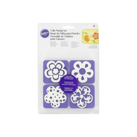 Set stampila diferite Flori. 4 buc. - Wilton