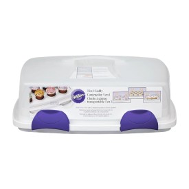 Suport briose cu capac transparent, 24 cavitate - Wilton - Img 1