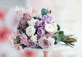 Vafa tort Buchet de Flori asortate - Lumea