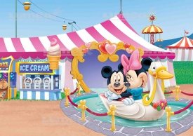 Vafa tort Mickey si Minnie model 4 - Lumea - Img 1