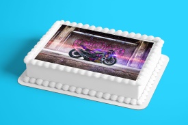 Vafa tort Motocicleta Multicolor - Lumea - Img 2