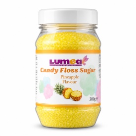 Zahar cu aroma ananas pentru vata de zahar, 300g - Lumea