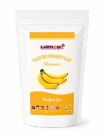 Zahar pudra cu aroma de Banana, 500g - Lumea