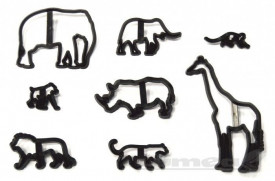 Комплект резачки за животни Safari, 8 части - Patchwork - Img 4