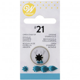 Орнамент с отворен звезден модел, #21 - Wilton