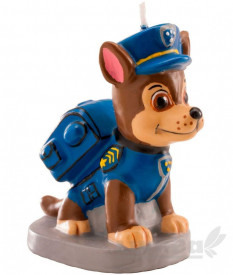 Свещ за рожден ден Paw Patrol - Chase, 3D - deKora