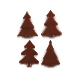 Силиконова форма за шоколад "Choco Pine" - SilikoMart - Img 4
