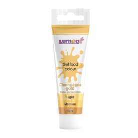 Colorant alimentar gel Champagne Gold, tub, 30g - Lumea