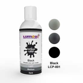 Colorant alimentar gel Negru, 200g - Lumea - Img 2