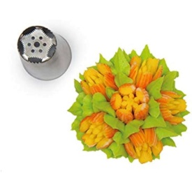 Dui de ornare "Flower tubes 08" - SilikoMart