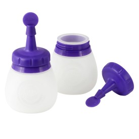 Flacon dozator mini transparent, 2 buc. - Wilton - Img 3