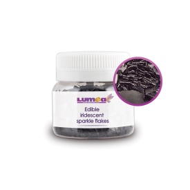 Fulgi Iridescent Negru, 15g - Lumea
