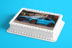 Imagine comestibila tort din Zahar, Audi model 5 - Lumea - Img 2