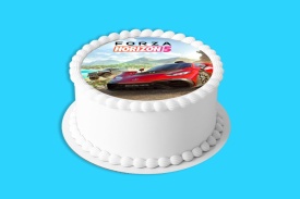 Imagine comestibila tort din Zahar Forza Horizon 5 - Lumea - Img 4