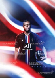 Imagine comestibila tort din Zahar, Mbappe model 4 - Lumea - Img 1