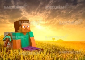 Imagine comestibila tort din Zahar, Minecraft Clasica - Lumea