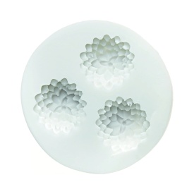 Mulaj silicon Flori rotunde 3D - SilikoMart