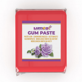 Pasta Flori Rosu Coral, 500g - Lumea