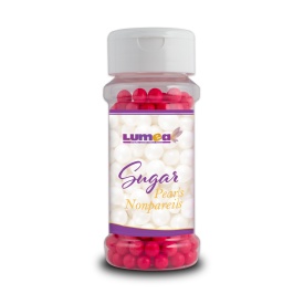 Perle din zahar Pink 7mm, 80g - Lumea