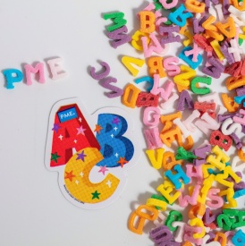 Rainbow Alphabet Sprinkle Mix, 25g - PME - Img 2