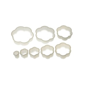 Set decupatoare Floare ondulata - SilikoMart