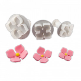 Set decupatoare hortensia, 3 buc. - Lumea - Img 1