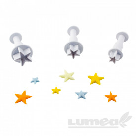 Set decupatoare stelute, 3 buc. - Lumea