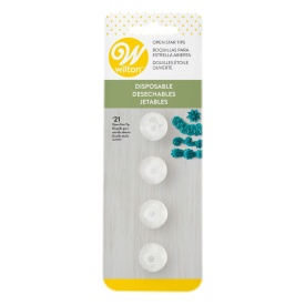 Set Dui de ornare model Stea Deschis #21, 4 buc. - Wilton - Img 1