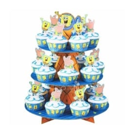 Suport carton briose, prajituri Spongebob - Wilton - Img 3