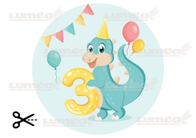 Vafa tort aniversara cu Dinozaur "1-9" - Lumea - Img 4
