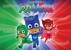 Vafa tort PJ Masks, Eroii in Pijamale model 1 - Lumea - Img 1