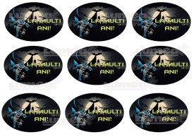 Vafa tort placute "La mulți ani" Batman - Lumea
